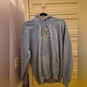 Urban Outfitters Graphic Blue Hoodie